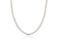 Collana Miluna Donna COLLANE PERLE BOULE E FANTASIA in Oro bianco Perla PCL4978BV